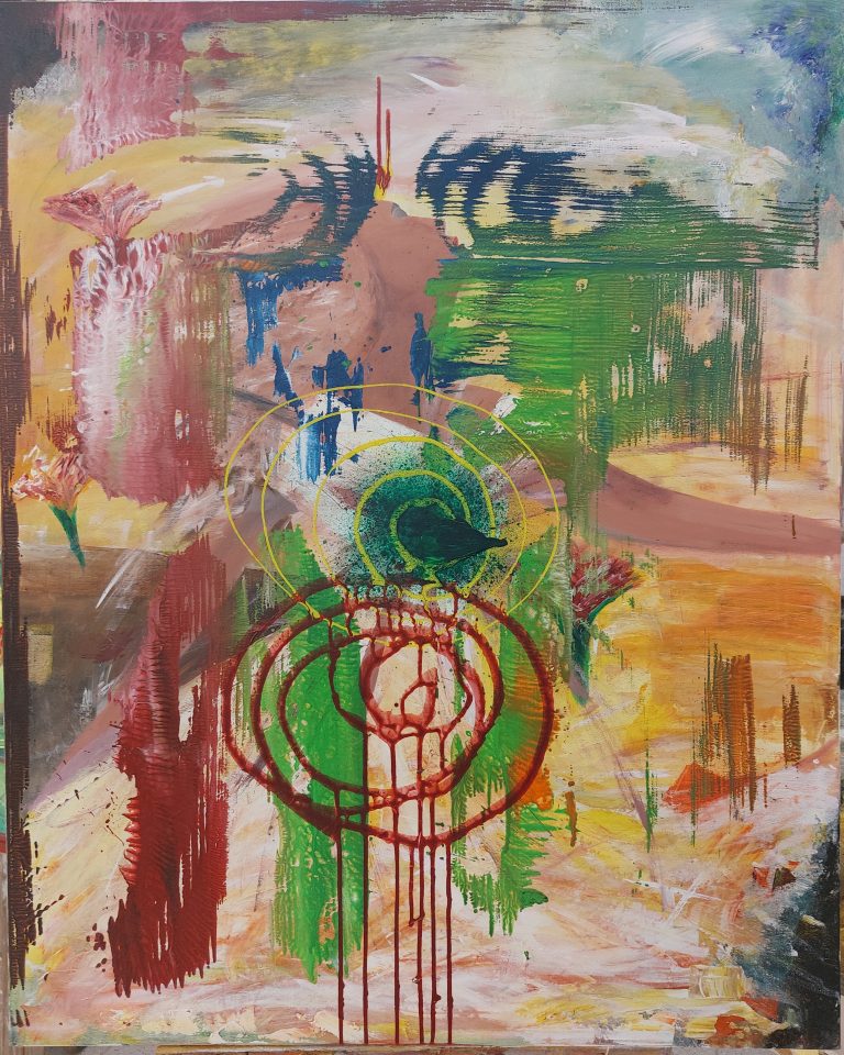 (Ur)kraft im Tanz 100x90cm